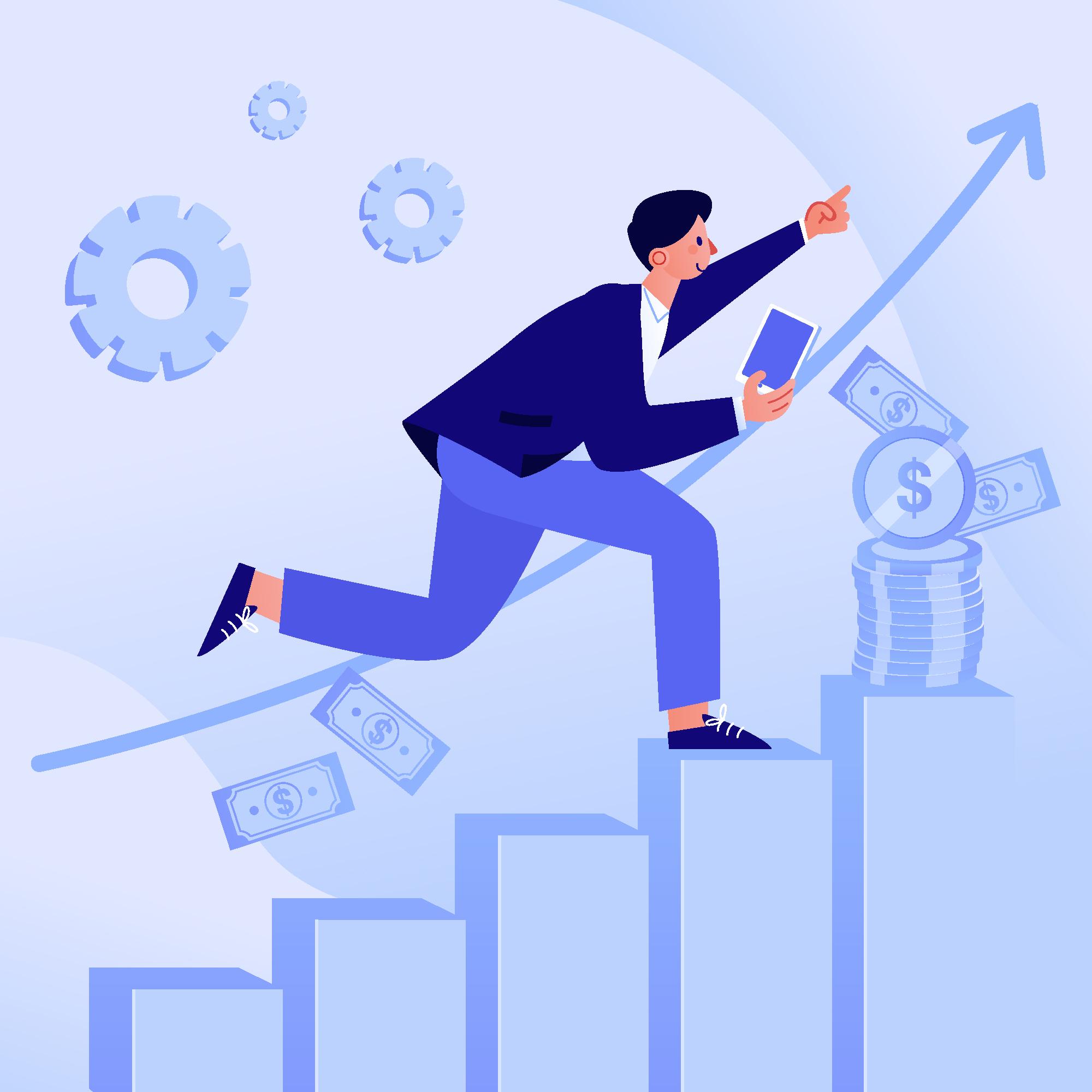 Professional working on a laptop